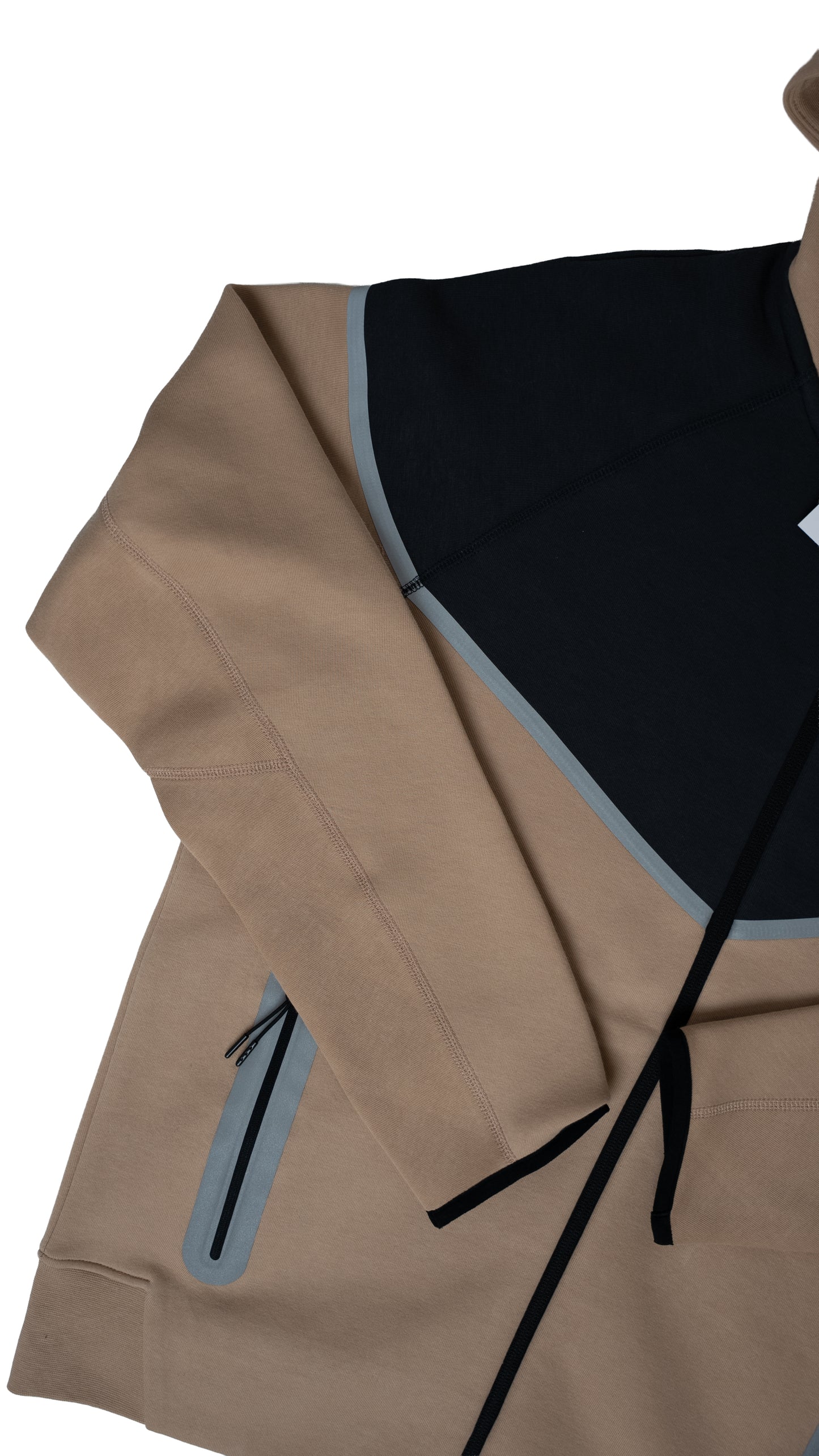 Nike Tech Fleece Krem Crni Duks