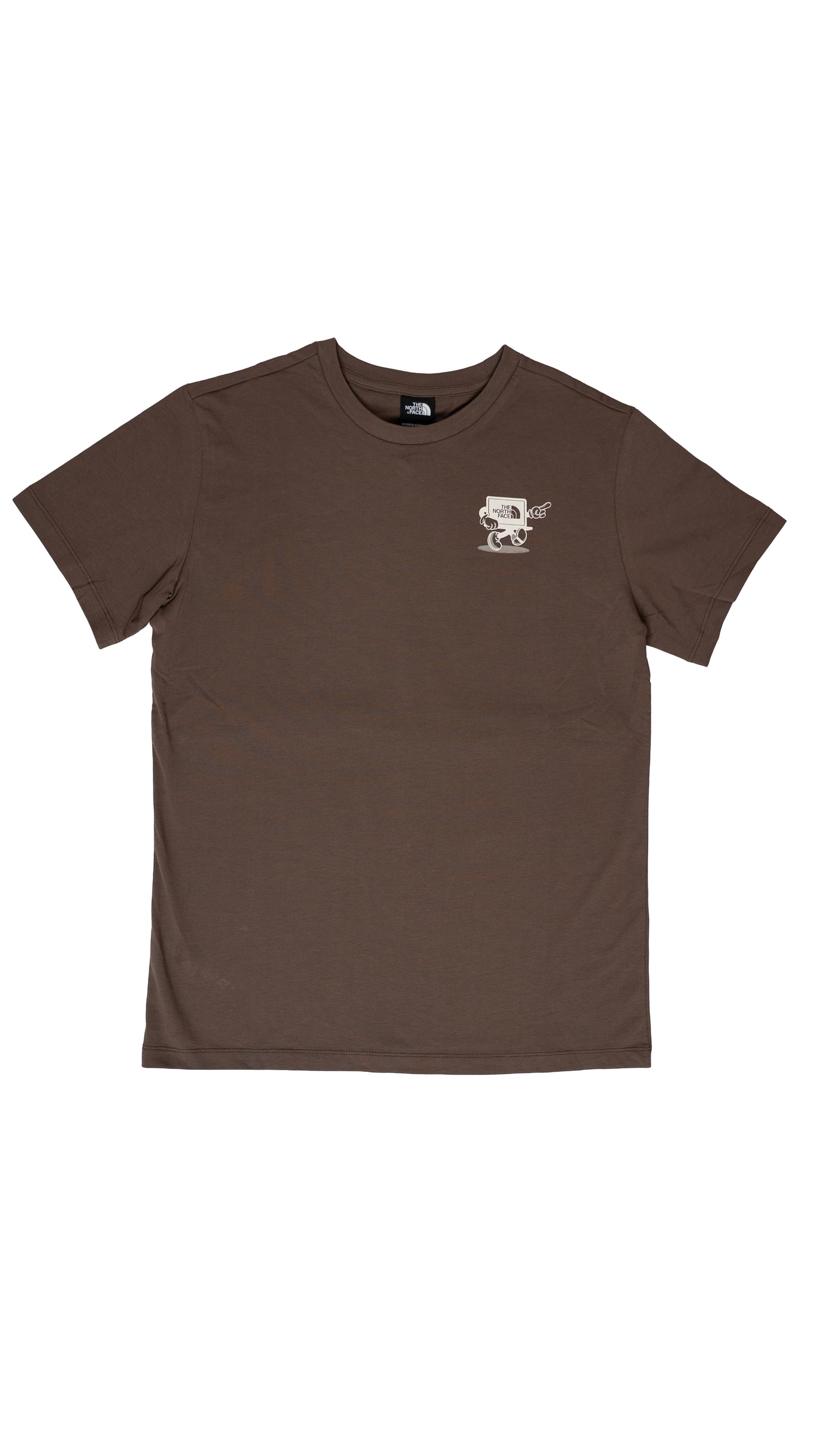 The North Face Braon Majica sa Printom na Leðima