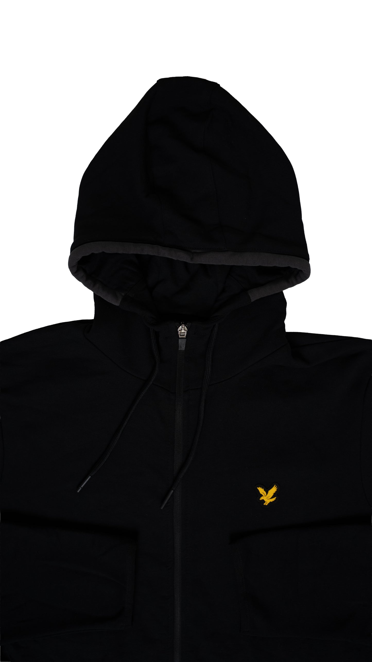 Lyle & Scott Crni Full-Zip Sport Duks sa Detaljima
