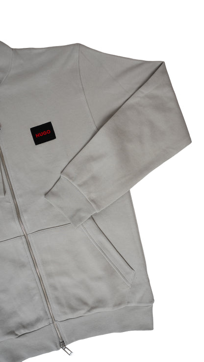 HUGO Bež Full-Zip Elegant Duks