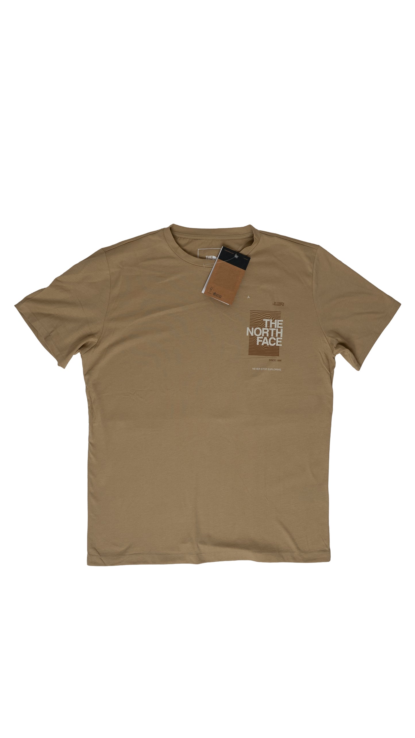 The North Face Krem Majica sa Logom na Leðima