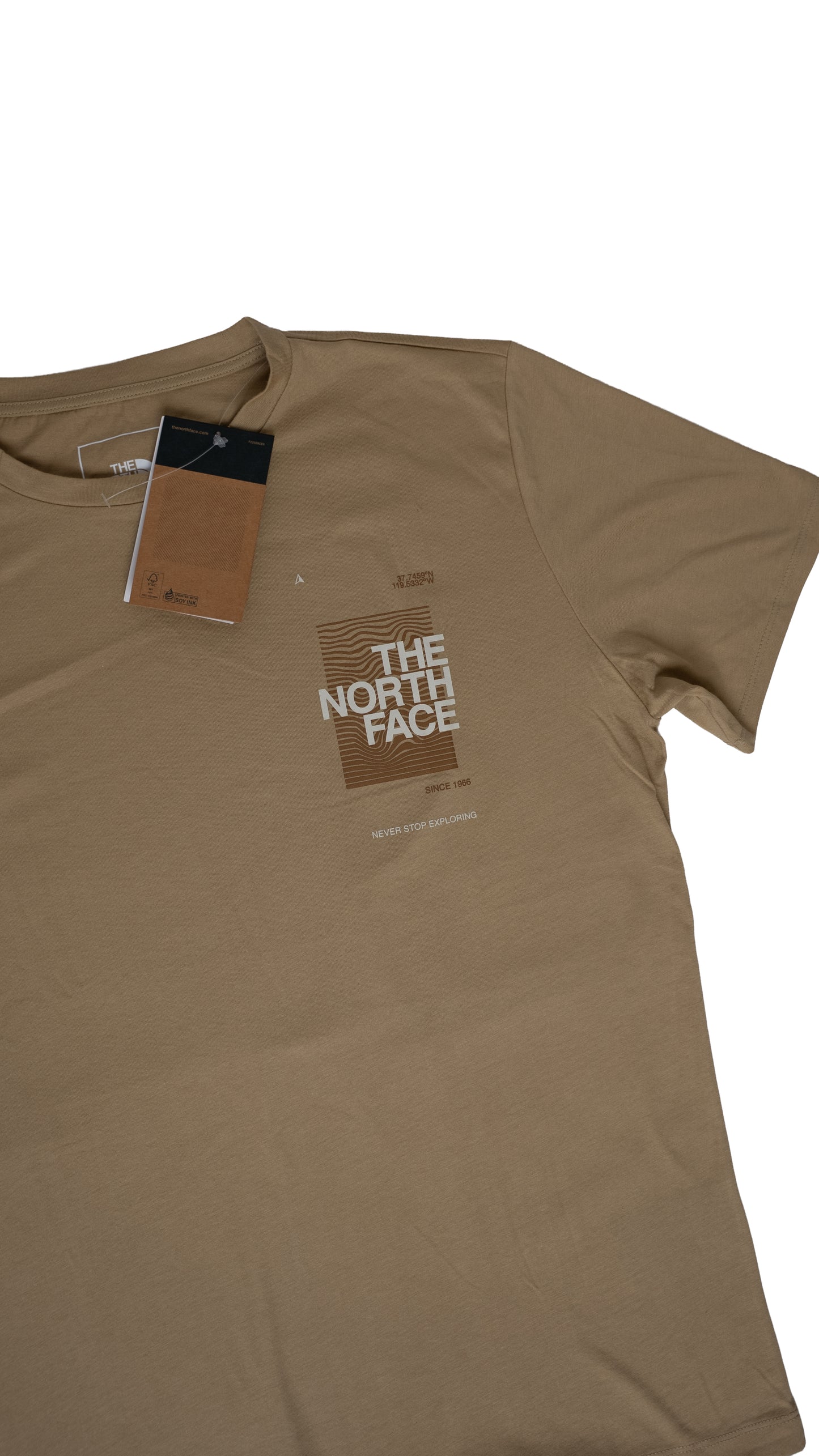 The North Face Krem Majica sa Logom na Leðima