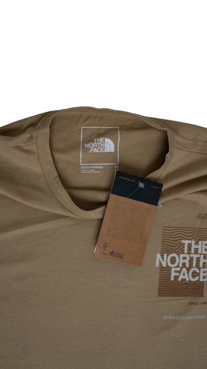 The North Face Krem Majica sa Logom na Leðima