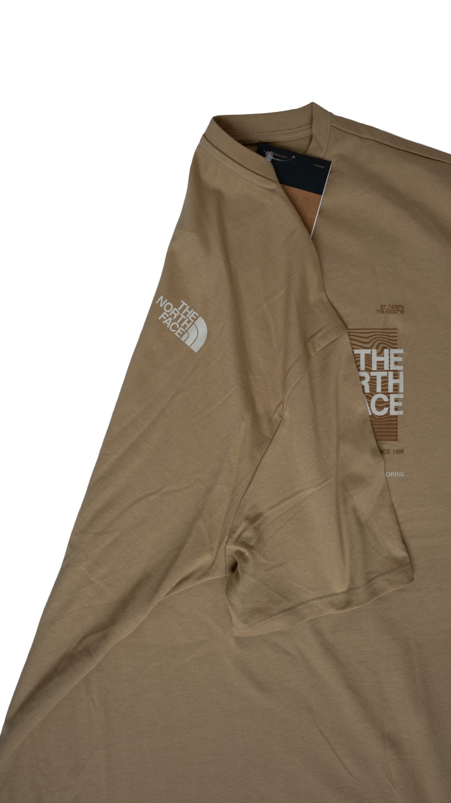 The North Face Krem Majica sa Logom na Leðima