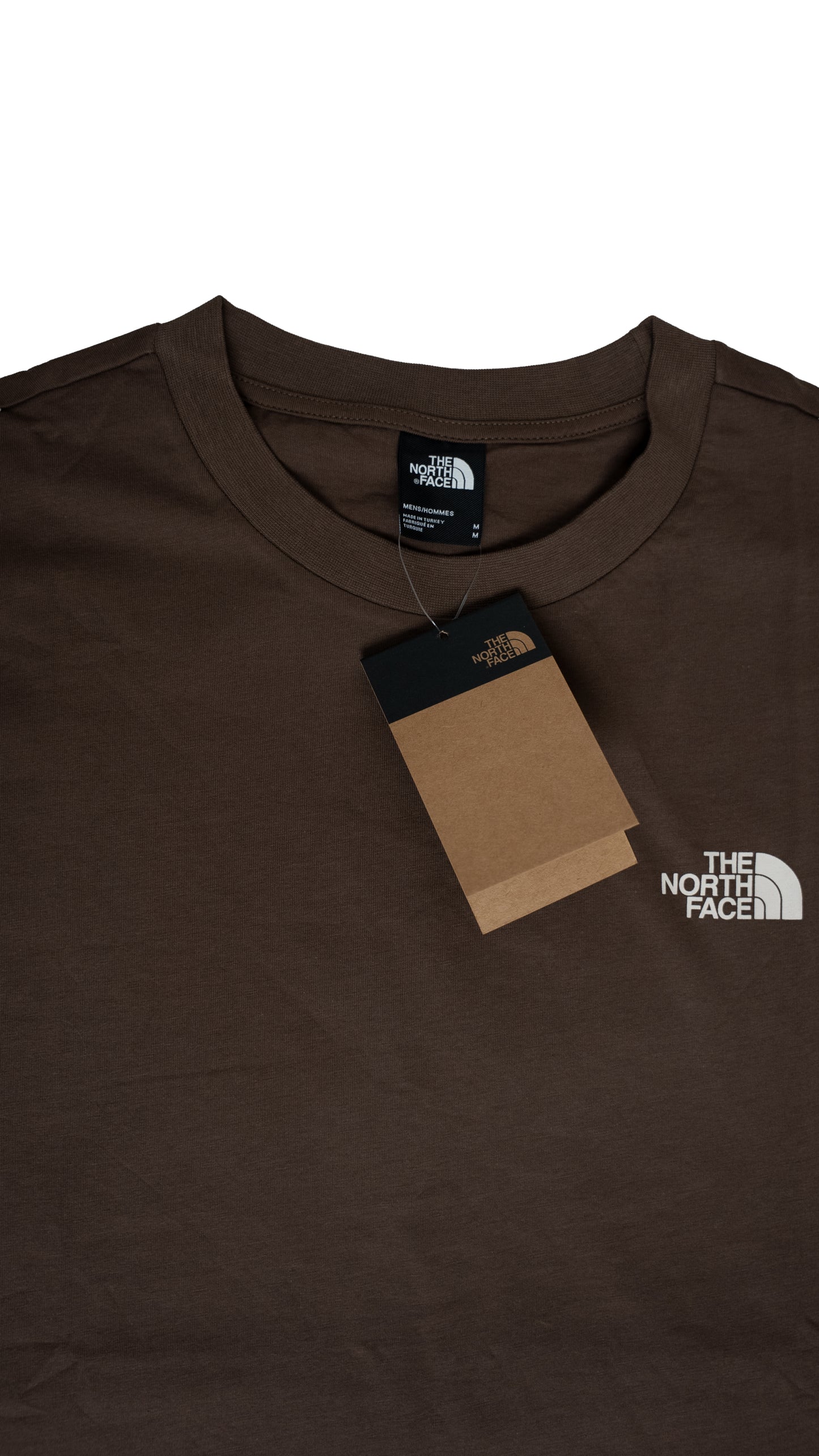 The North Face Braon Majica sa Printom na Leðima