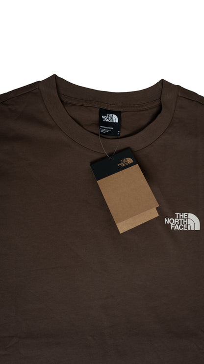 The North Face Braon Majica sa Printom na Leðima