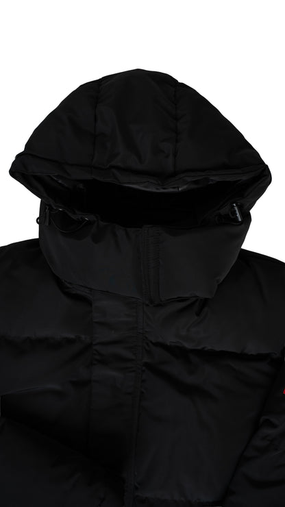 HUGO Crna Jakna sa Box Logom