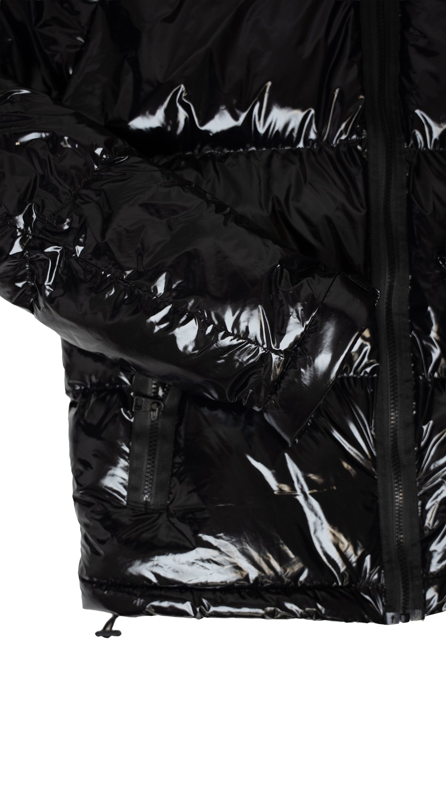 HUGO Crna Sjajna Jakna sa Logom