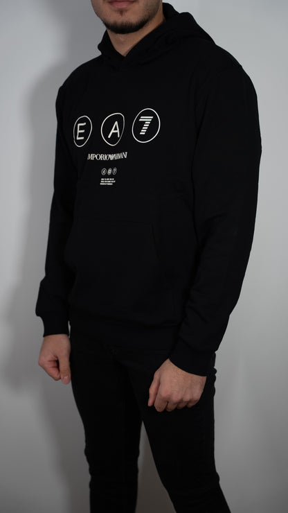 Emporio Armani EA7 Duks sa Znakom na Kapuljači