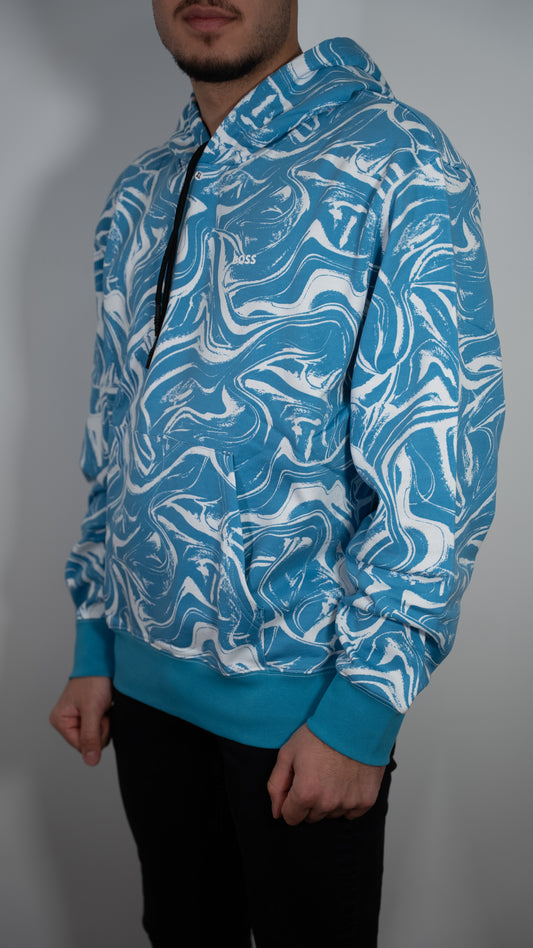 BOSS Plavi Duks sa Minimalistic Logom