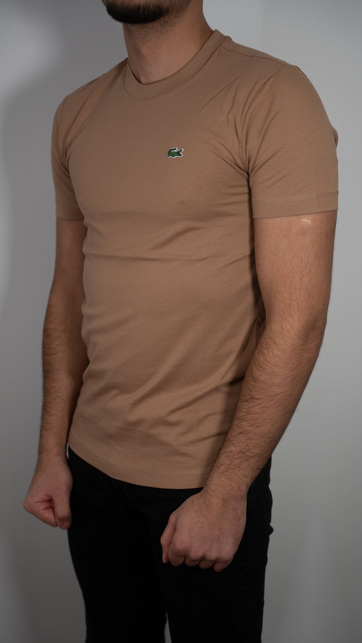 Lacoste Braon Majica sa Minimalistic Logom