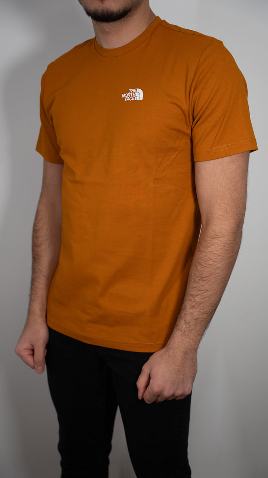 The North Face Tamno Narandžasta Majica sa Minimalistic Logom