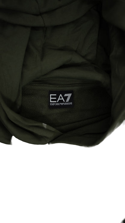 Emporio Armani EA7 Maslinasti Duks sa Logom na Kapuljači