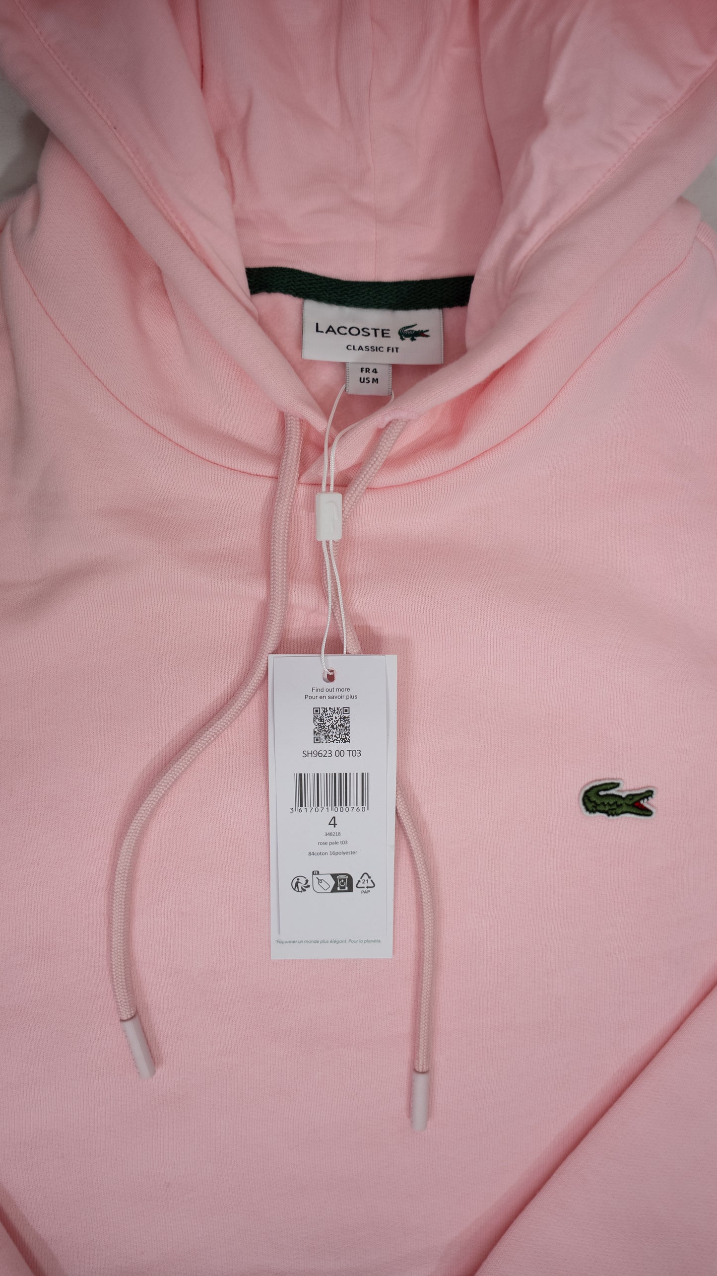 Lacoste Rozi Duks sa Kapuljačom i Basic Logom [EU]