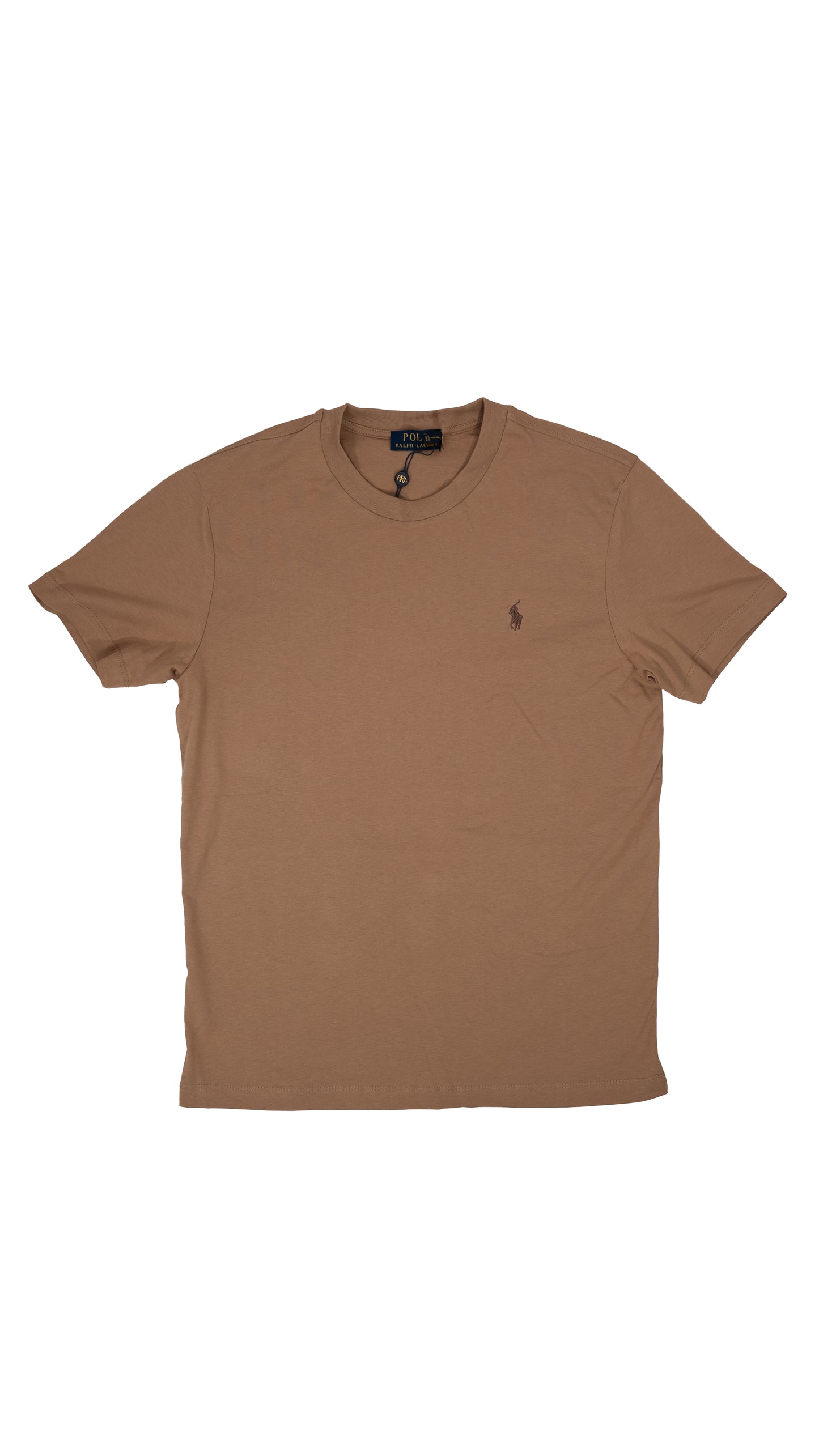 Polo Ralph Lauren Svetlo Braon Majica sa Minimalistic Logom