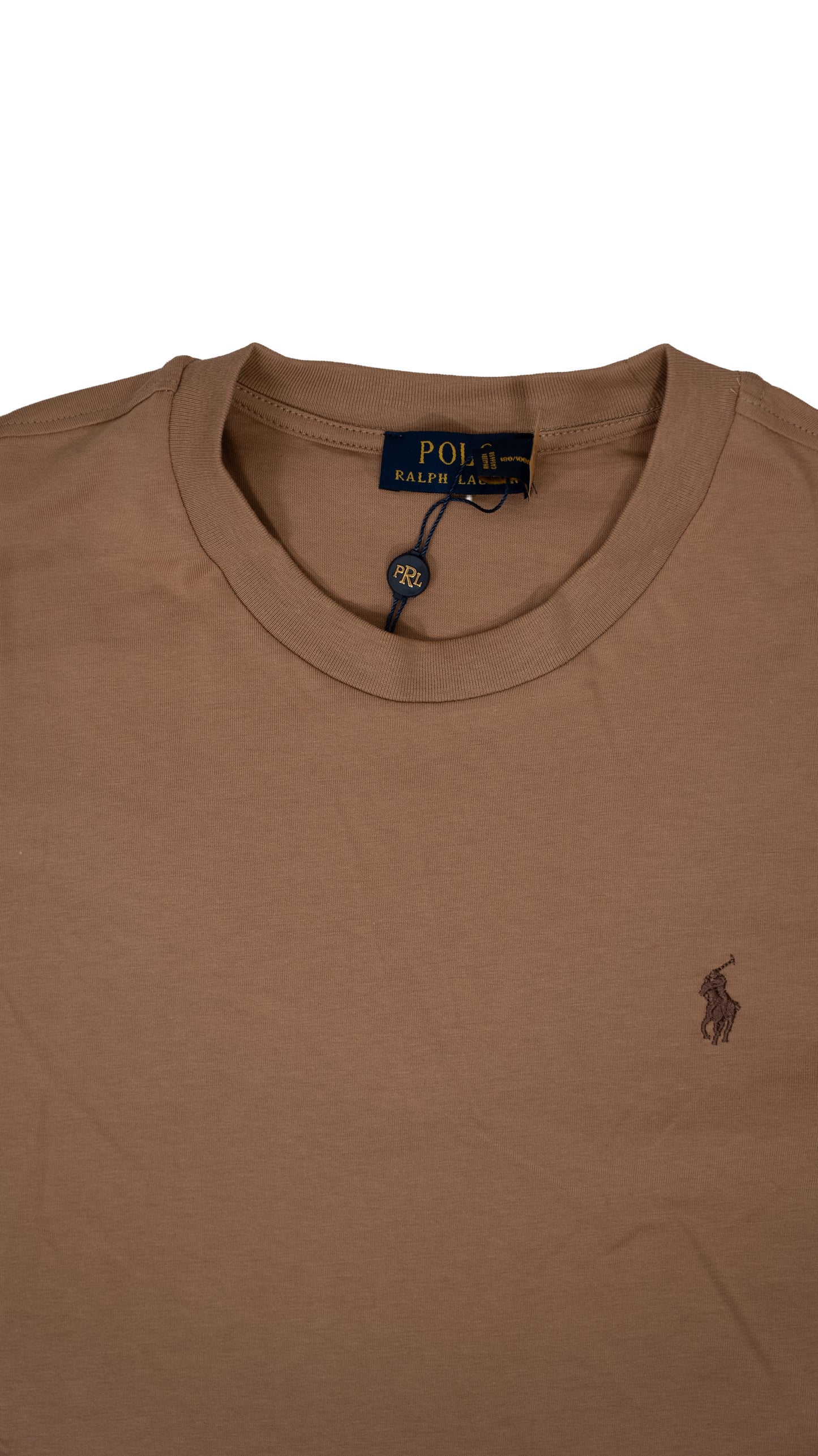 Polo Ralph Lauren Svetlo Braon Majica sa Minimalistic Logom