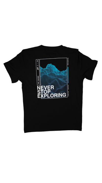 The North Face Crna Majica sa Never Stop Exploring Printom na Leðima