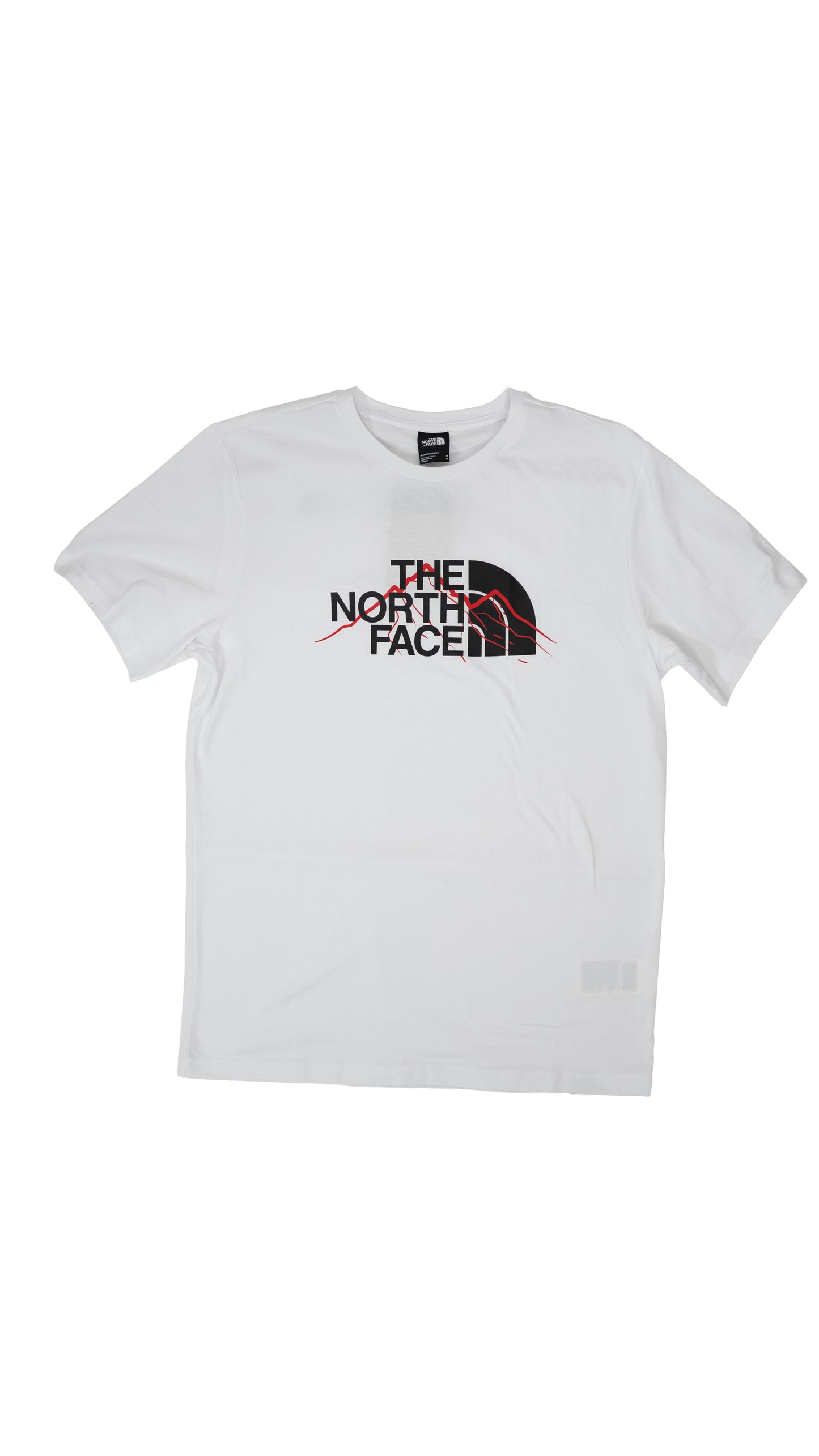 The North Face Crna Majica sa Mountain Line Logo Printom