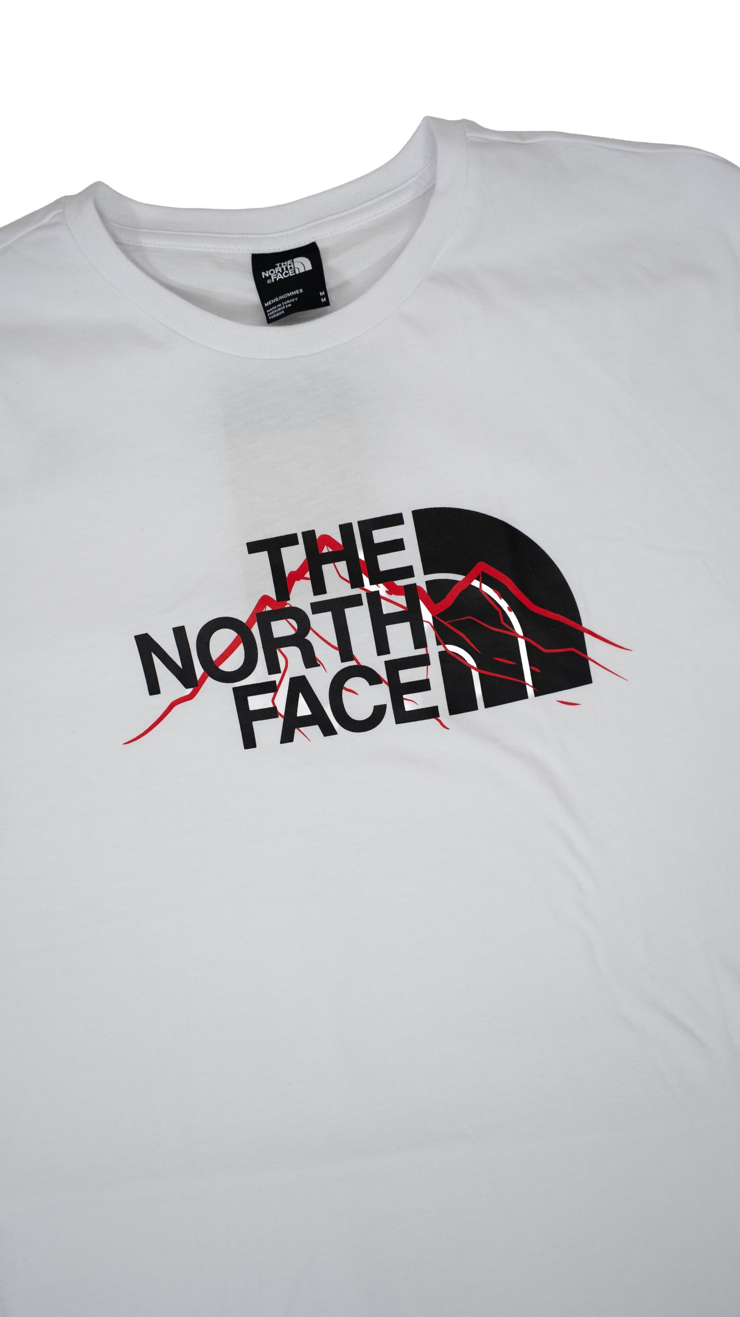 The North Face Crna Majica sa Mountain Line Logo Printom