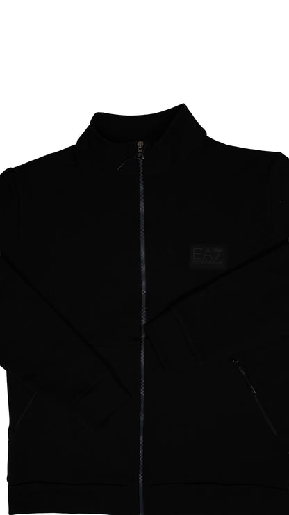 Emporio Armani EA7 Crna Komplet Trenerka sa Badge Logom