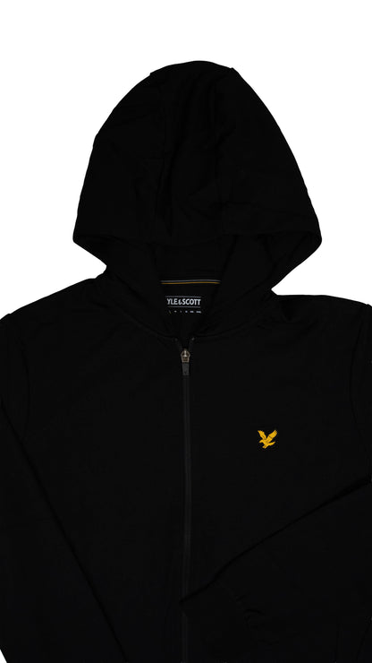 Lyle & Scott Sport Crni Full-Zip Duks