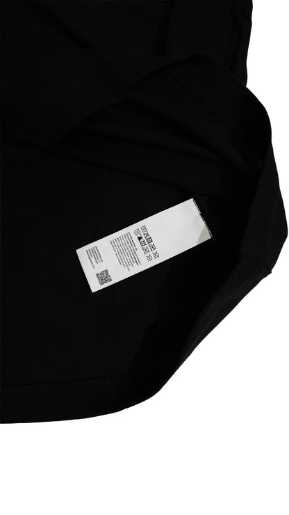 HUGO Crna Majica sa Fade Box Znakom