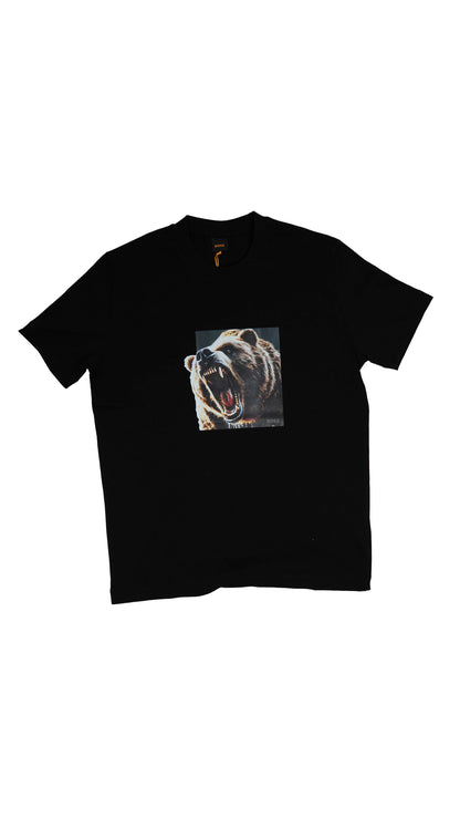BOSS Crna Majica sa Divljim Medvedom
