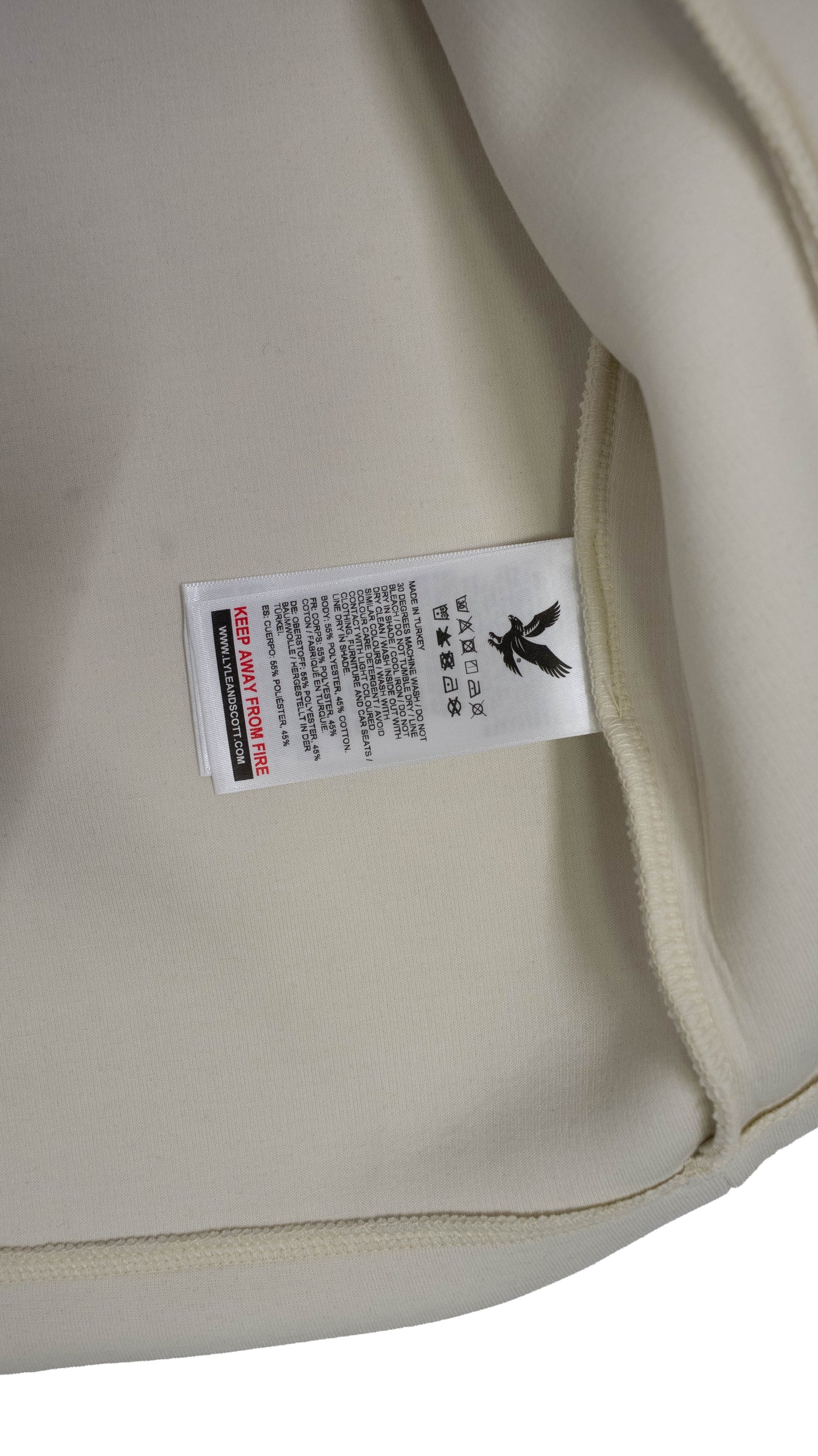 Lyle & Scott Beli Duks sa Vintage Logom