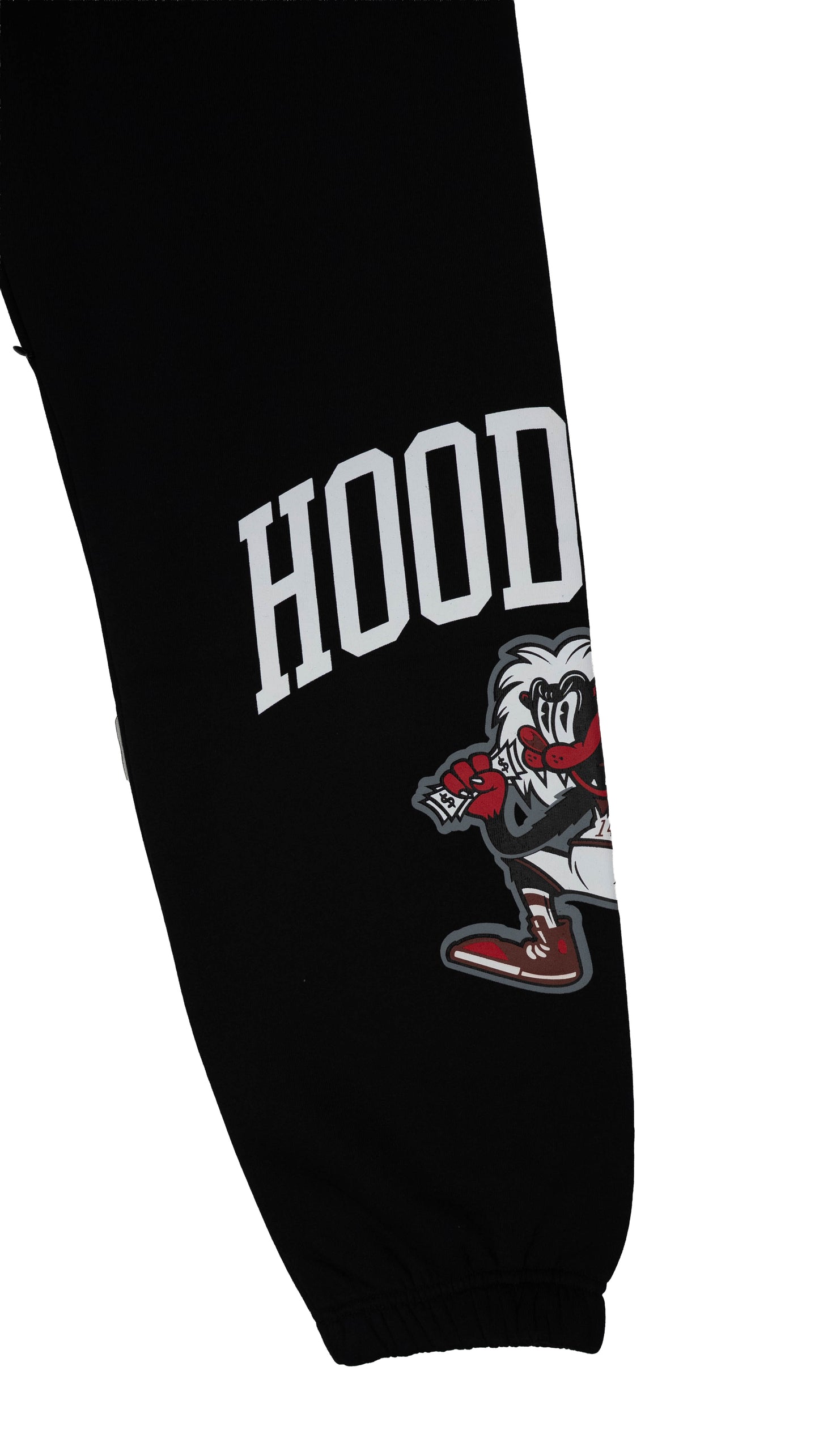 HOODRICH Crni Donji Deo Trenerke sa Money Collector Printom