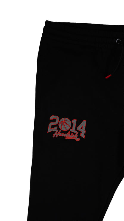 HOODRICH Crni Donji Deo Trenerke sa Money Collector Printom