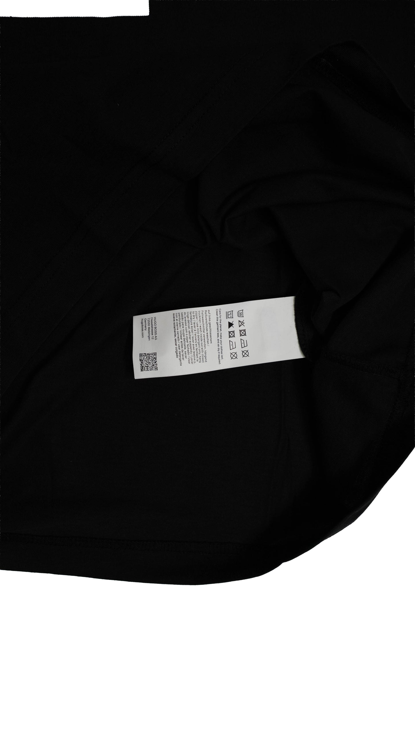 BOSS Crna Majica sa Belim Medvedom