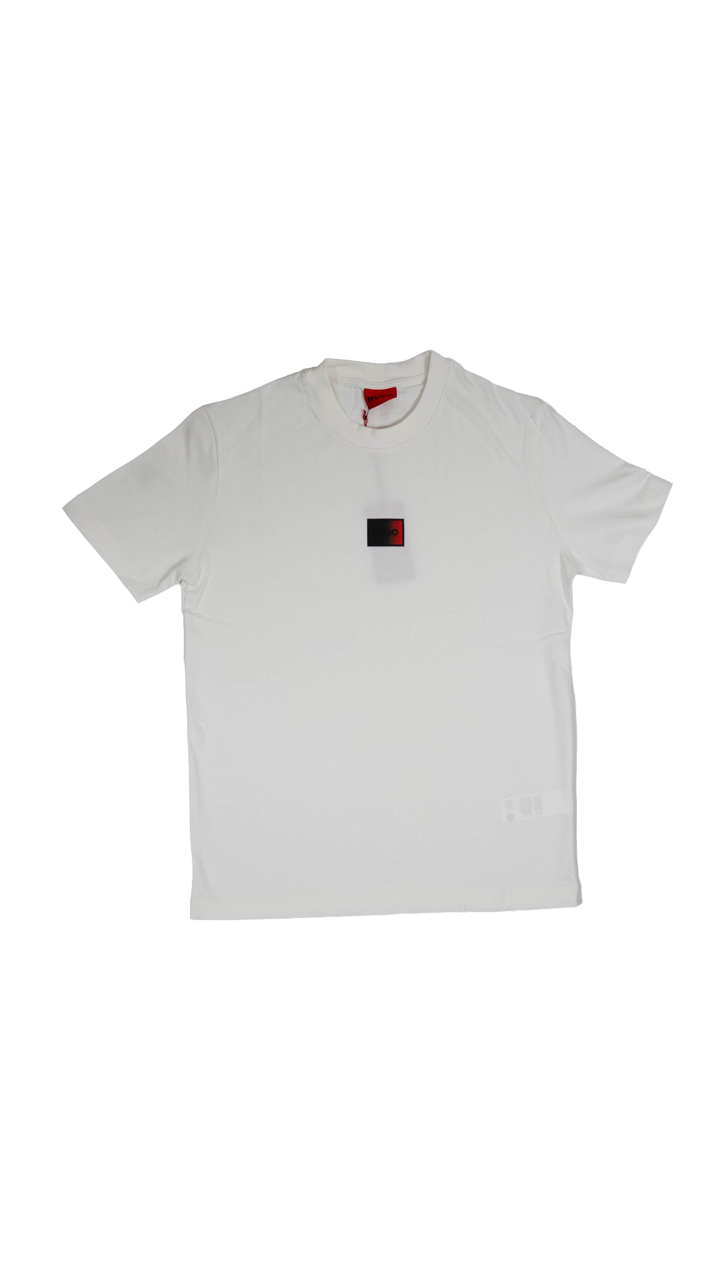 HUGO Bela Majica sa Fade Box Logom