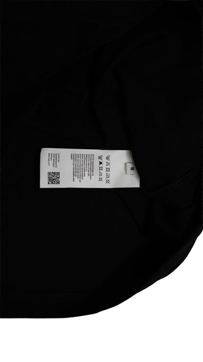 HUGO Blue Crna Majica sa Velikim Logom