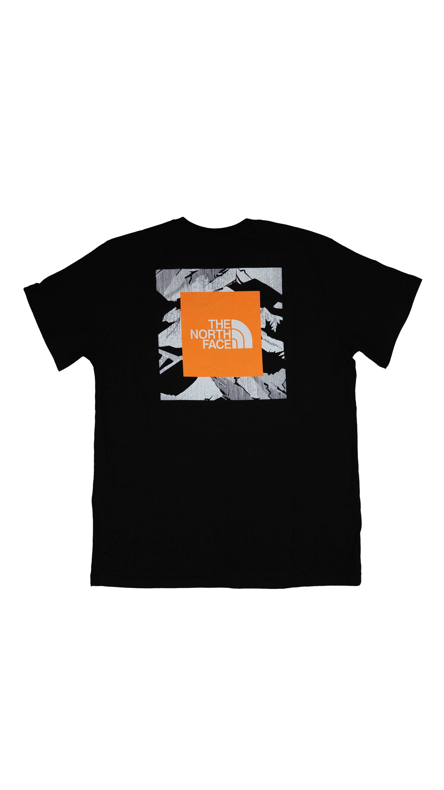 The North Face Crna Majica sa Velikim Logom na Leðima