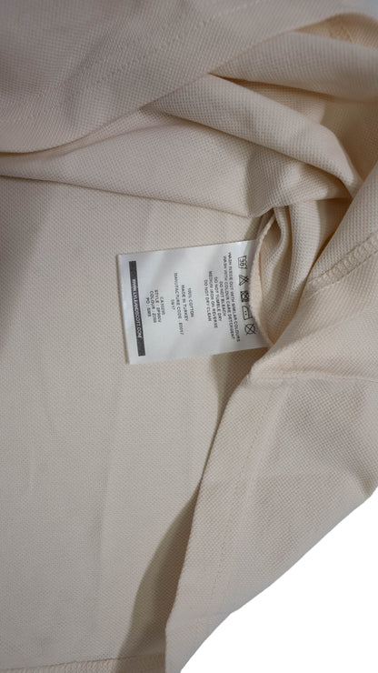Lyle & Scott Bela Majica na Kragnu sa Crvenim Detaljem