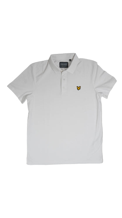 Lyle & Scott Sport Bela Majica na Kragnu