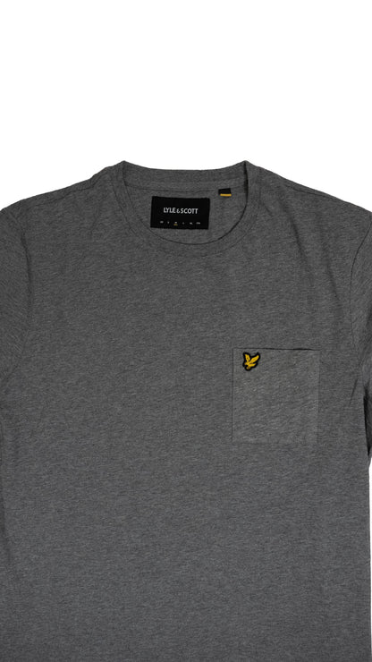 Lyle & Scott Siva Majica sa Džepićem