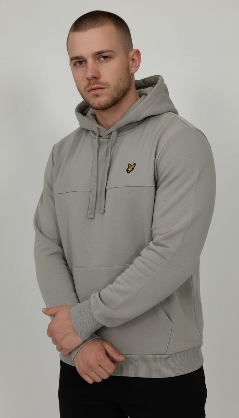 Lyle & Scott Sivi Hybrid Duks sa Logom