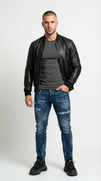 Dsquared2 Teget Farmerice sa Brutalni Zip Dodatkom