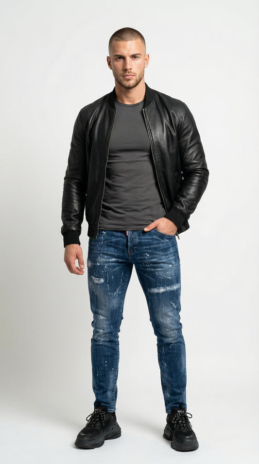 Dsquared2 Teget Farmerice sa Brutalni Zip Dodatkom